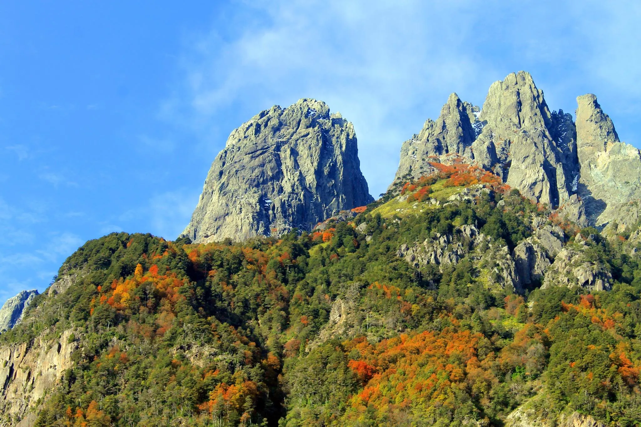 Cerro Peineta, en Curarrehue.